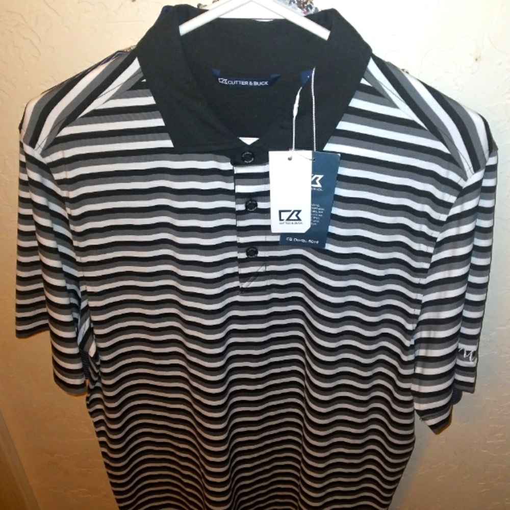 C&B Polo Striped Collar Men's Shirt 👕